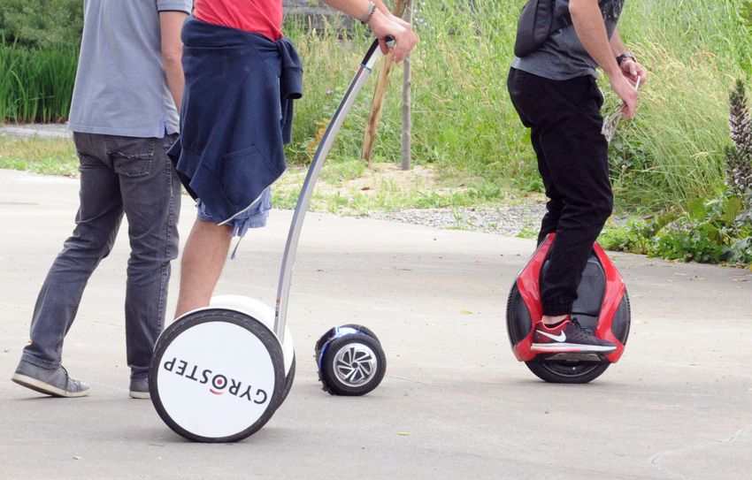 Des gyropodes